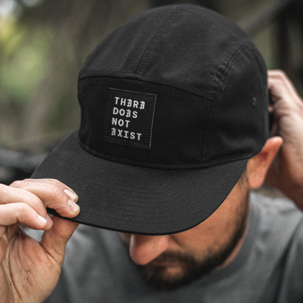 Five Panel Hat Black